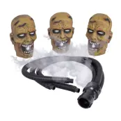 Zombieskallar för Rökmaskin Kit